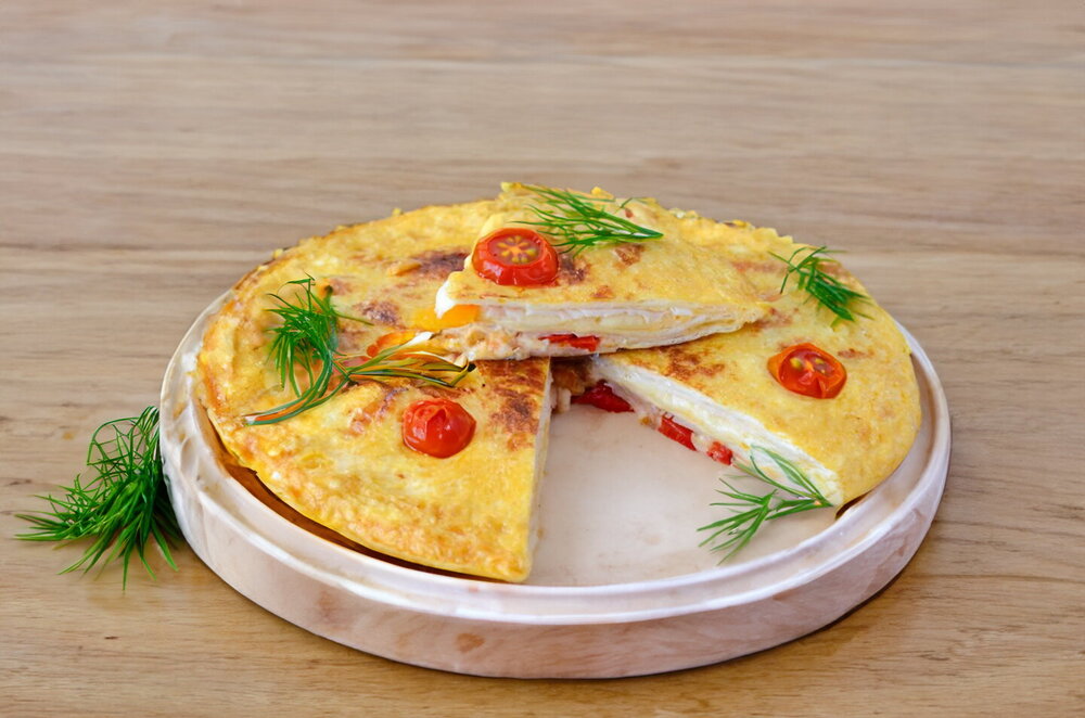Quick Lavash Breakfast in a Pan