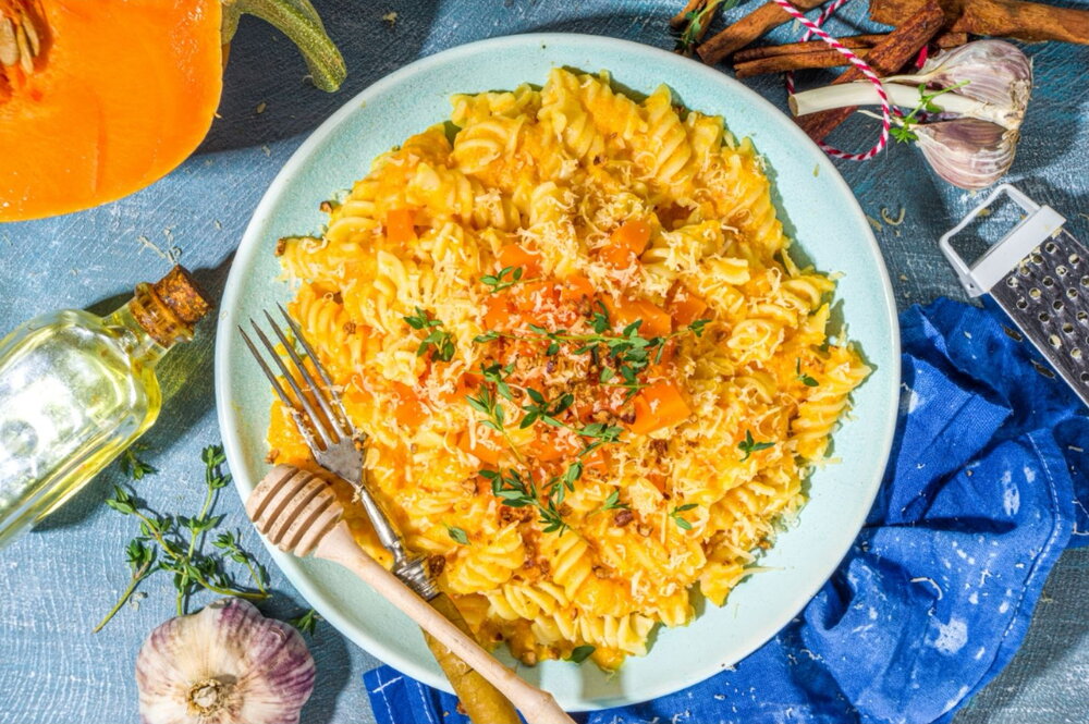 Butternut squash pasta