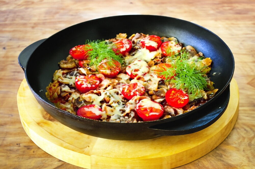Potato Pizza in a Pan
