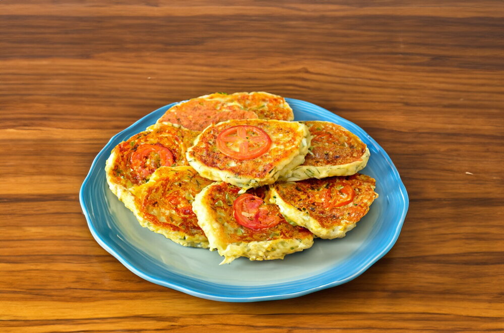 Mashed Potato Pancakes in a Skillet