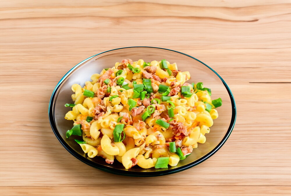 Navy-style Pasta with Stew in a Multicooker