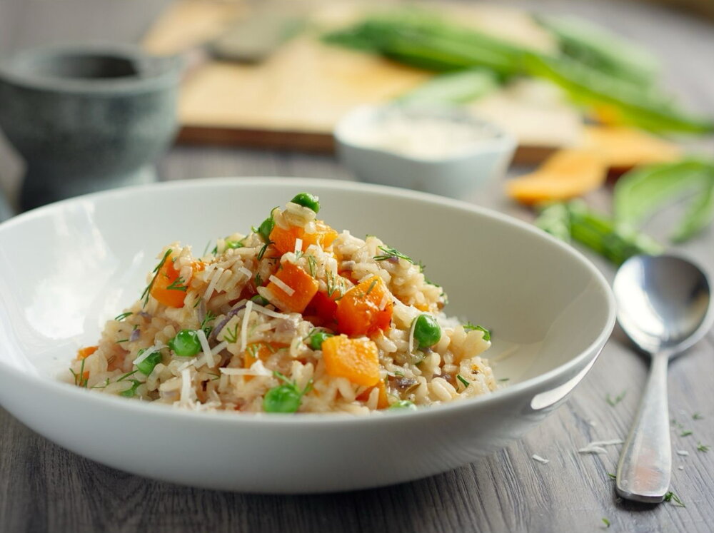 Pumpkin risotto