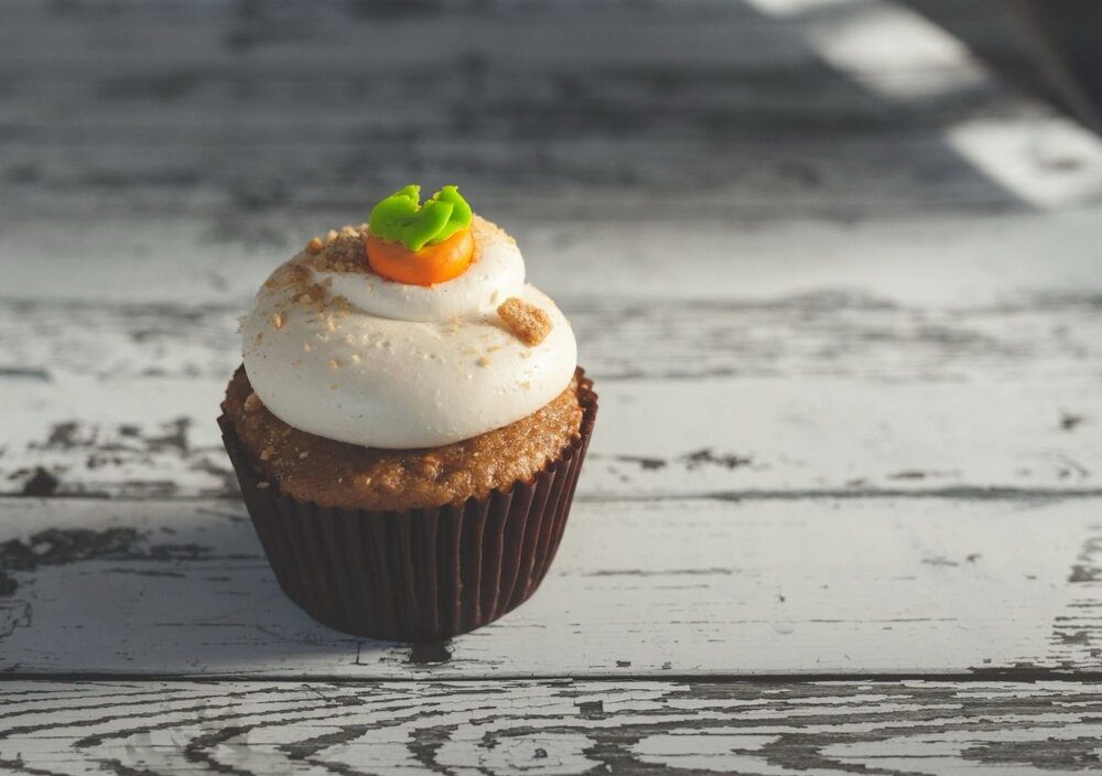 Carrot cake cupcakes