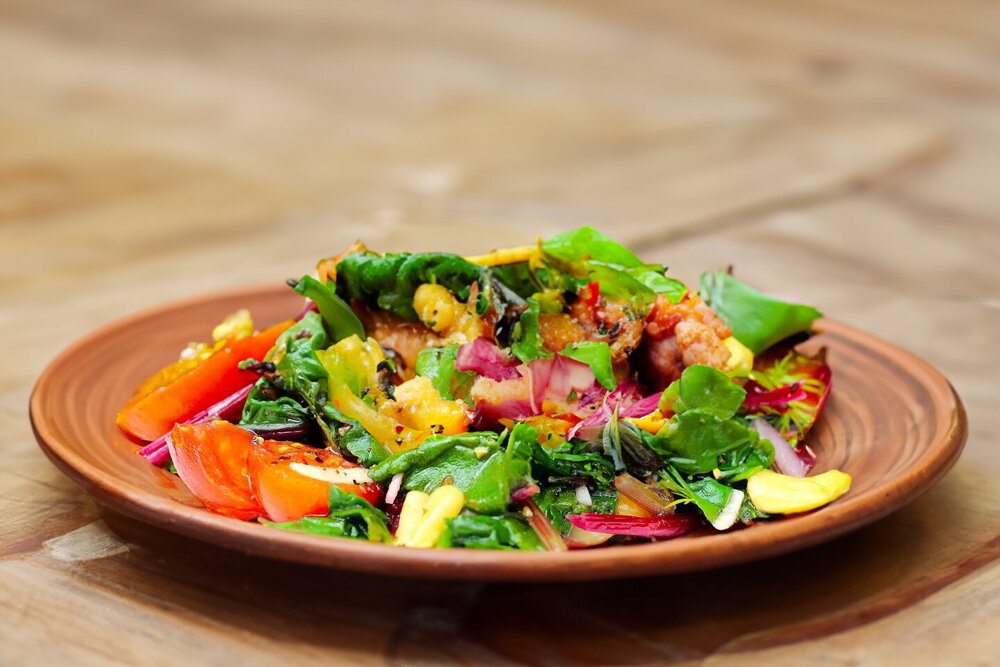 Beet Greens Salad