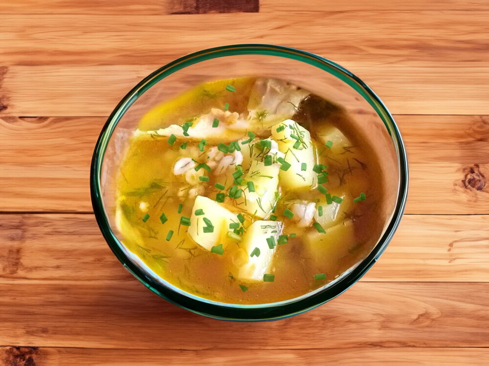 Chicken Soup with Pearl Barley