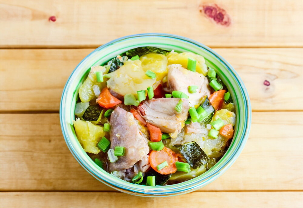 Vegetable Stew with Chicken and Zucchini