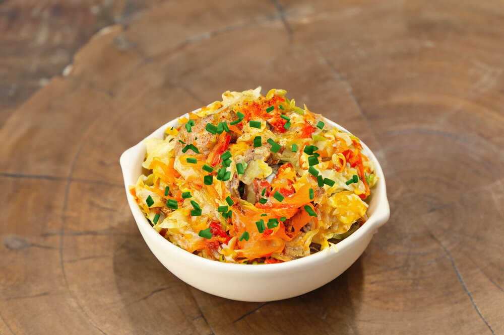 Turkey with Cabbage in a Multicooker