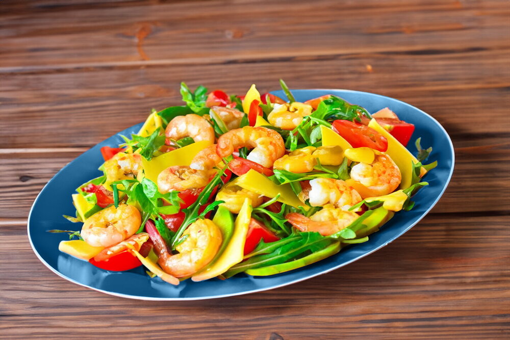 Shrimp and Cherry Tomato Salad