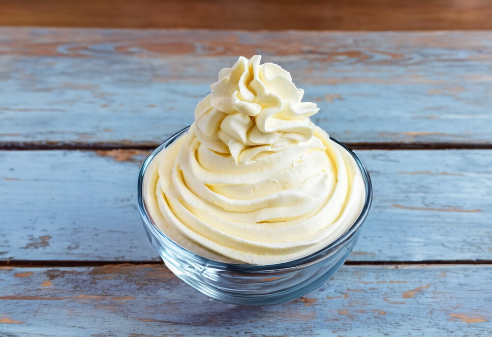 Whipped Cream and Cream Cheese Frosting for Cake