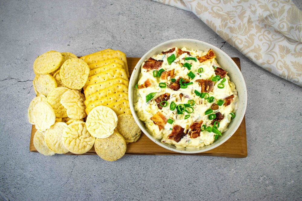 Cheese spread with bacon