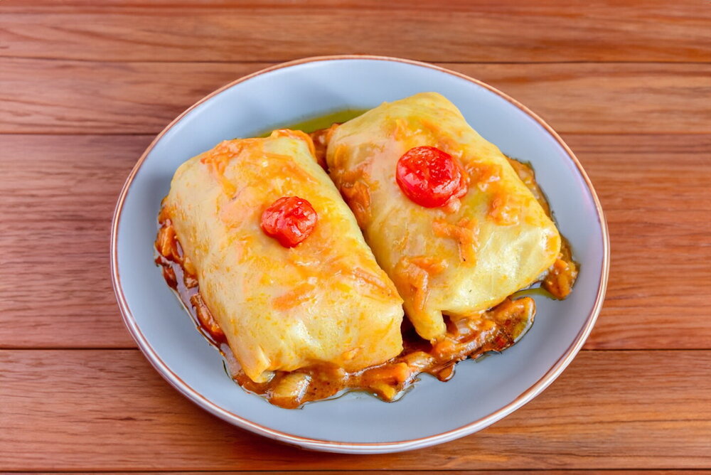 Frozen Stuffed Cabbage Rolls in a Multicooker with Tomato Sauce
