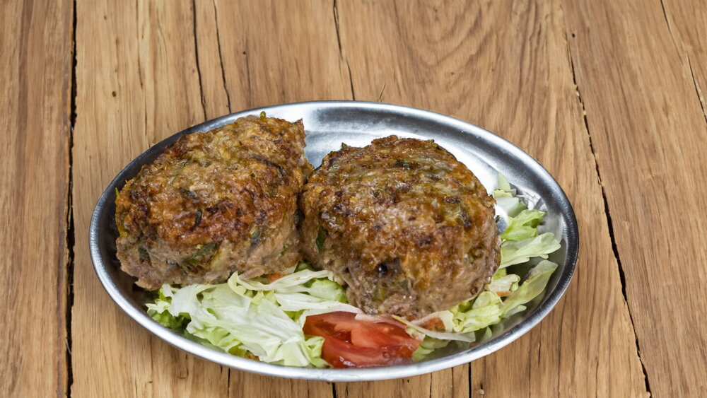 Meat Patties with Eggplant and Zucchini