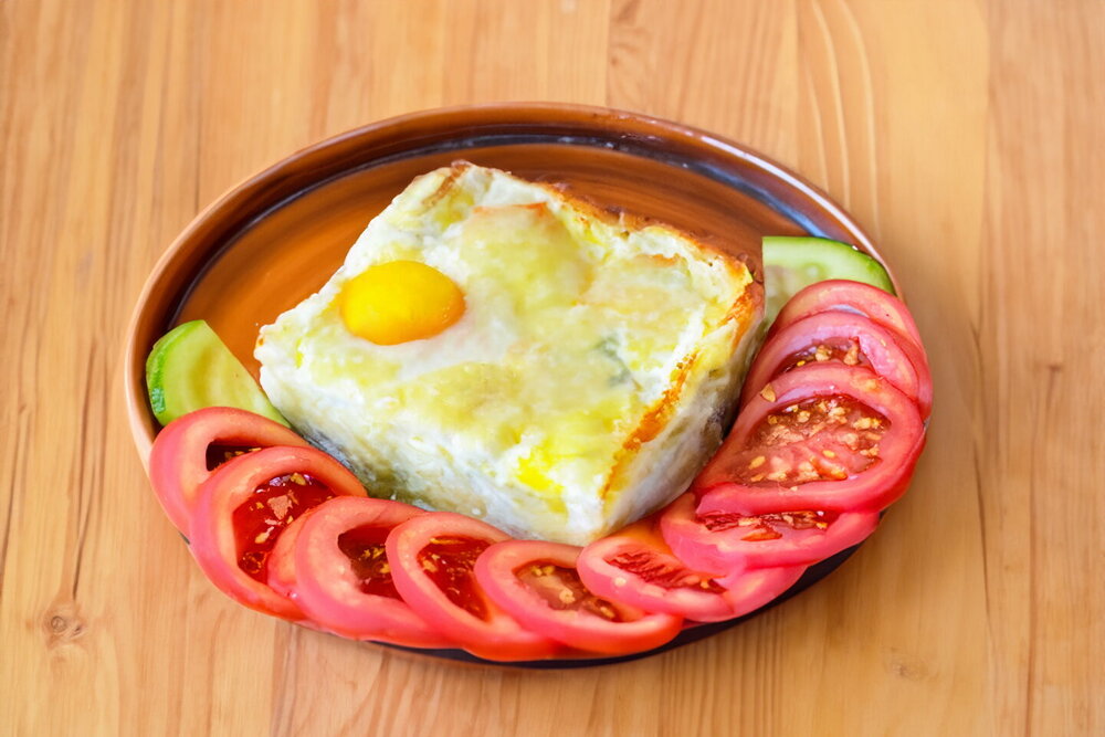 Baked Egg with Cheese
