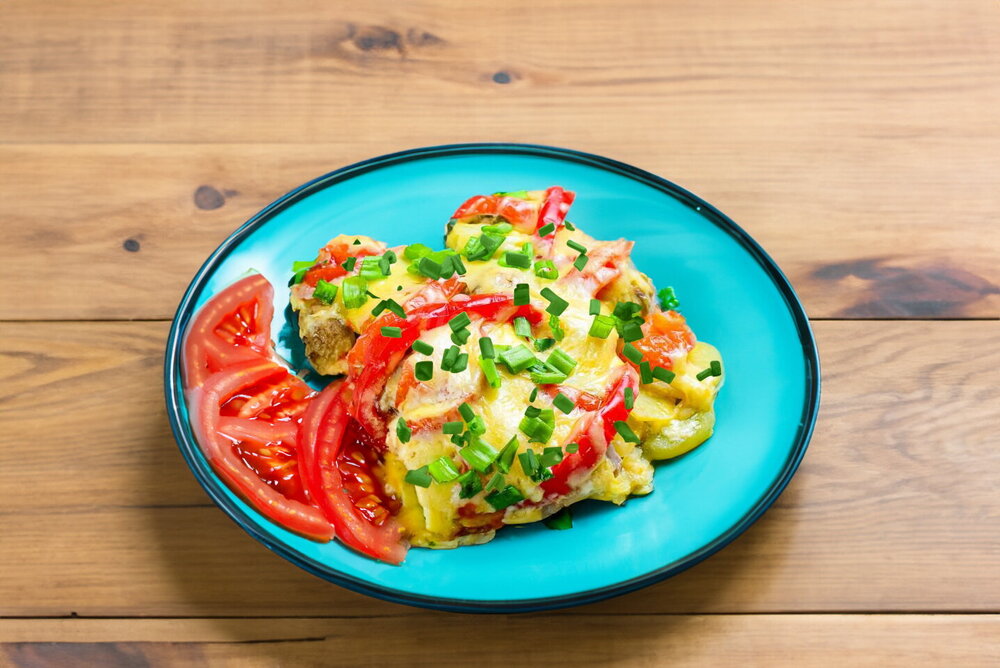 Pork in the Oven with Tomatoes and Potatoes