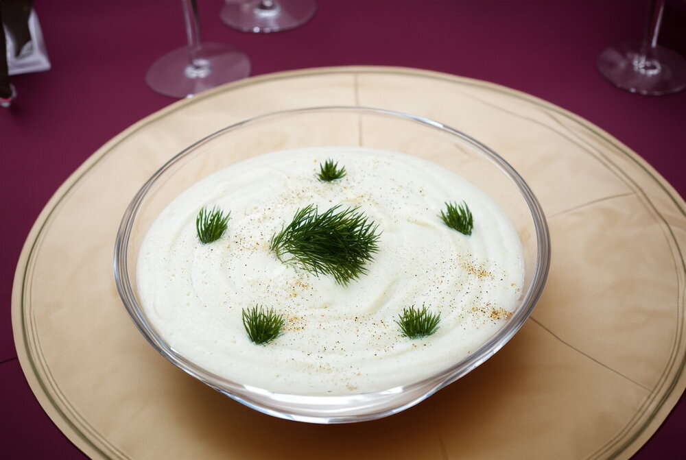 Cauliflower Cream Soup with Cream