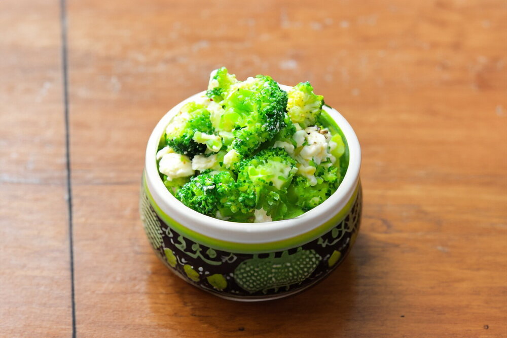 Broccoli Salad with Cheese