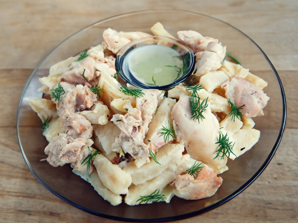 Zhizhig Galnash with Chicken