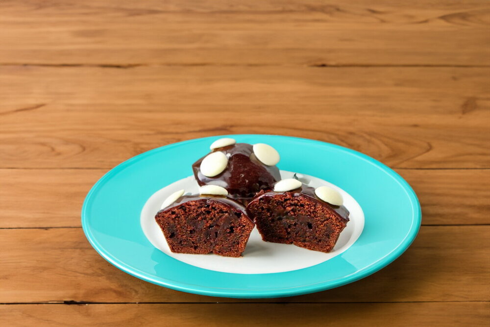 Chocolate Muffins in Silicone Molds