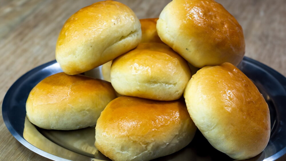 Yeast Pies with Meat Filling in the Oven
