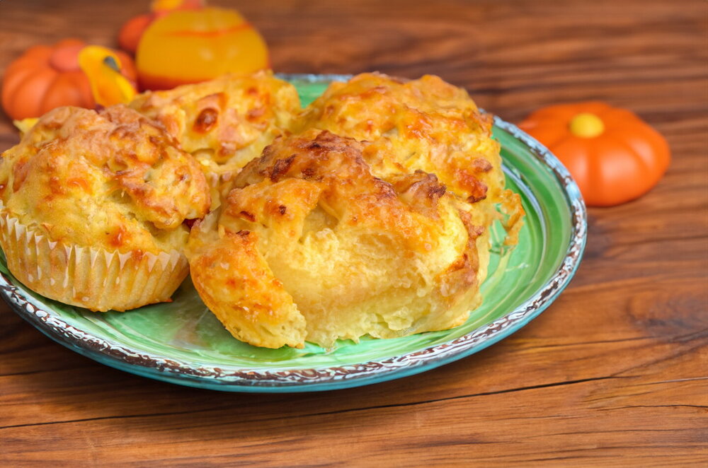 Chicken Muffins with Cheese