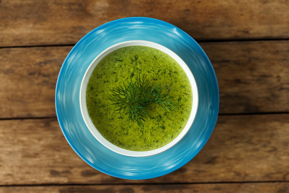 Spinach Cream Soup-Purée