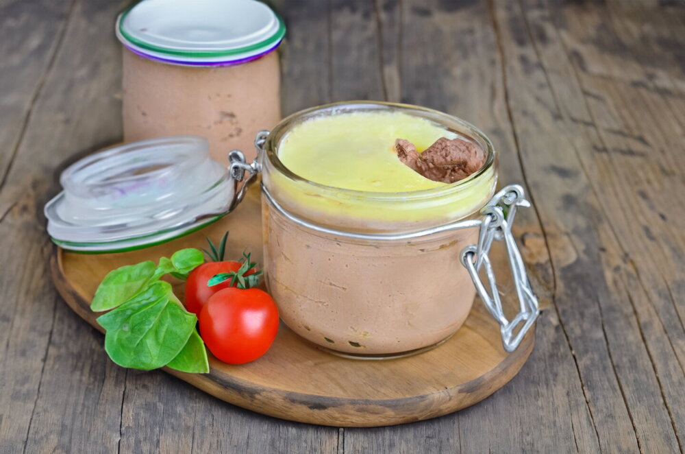 Chicken Liver Pâté with Cream