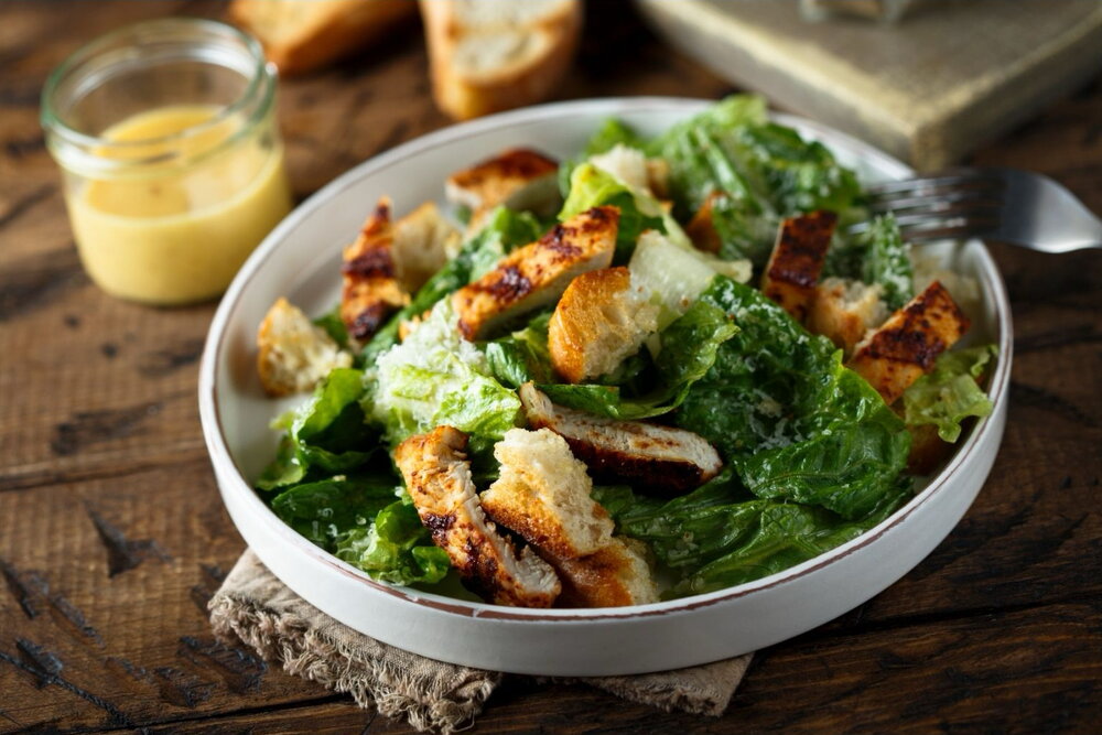 Chicken Caesar salad