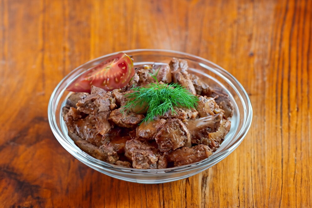 Pan-Fried Chicken Liver with Onions