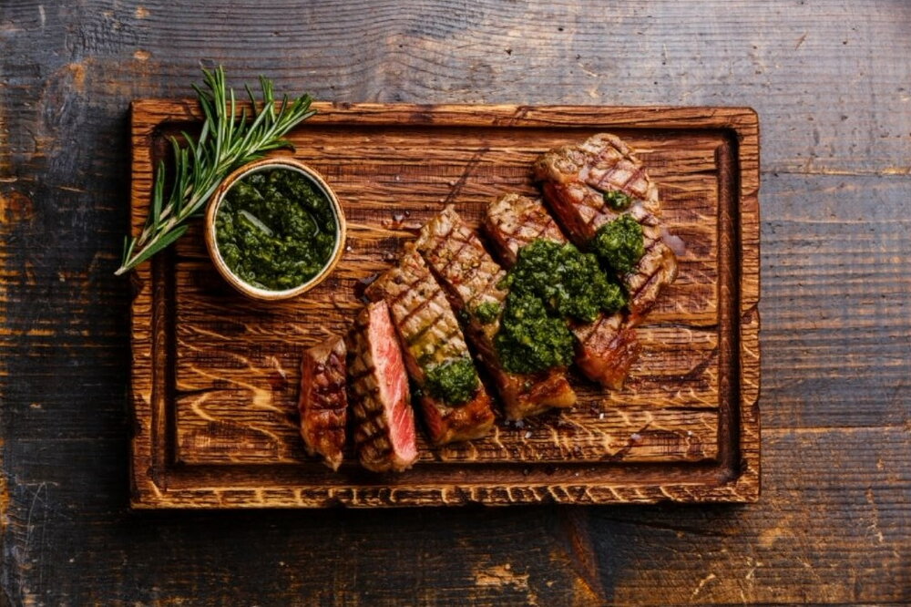 Chimichurri steak