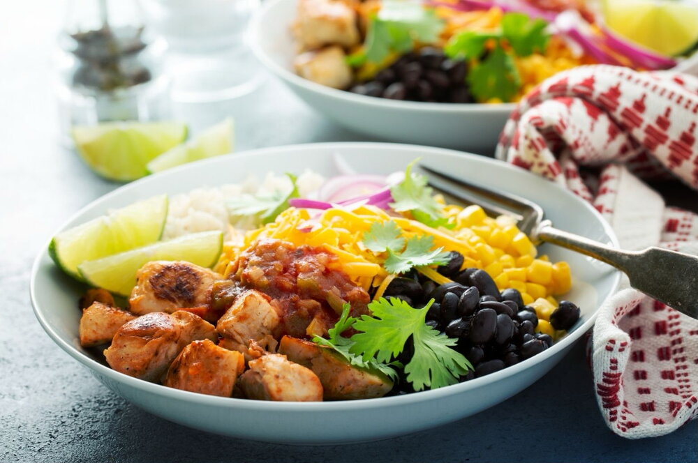 Spicy chicken with salsa