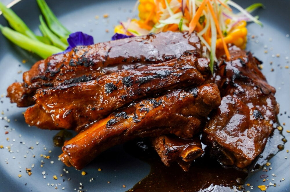 Sweet sticky ribs