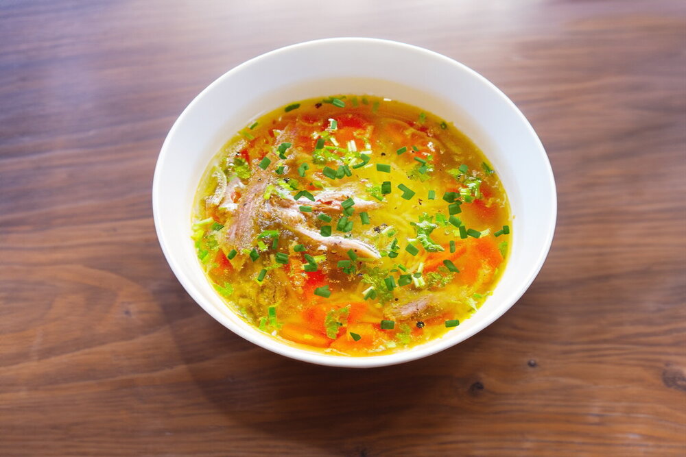Chicken Broth with Vermicelli