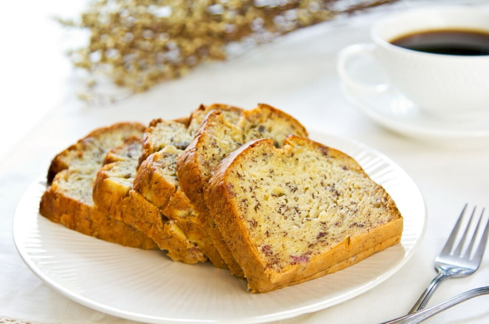 Coffee banana bread