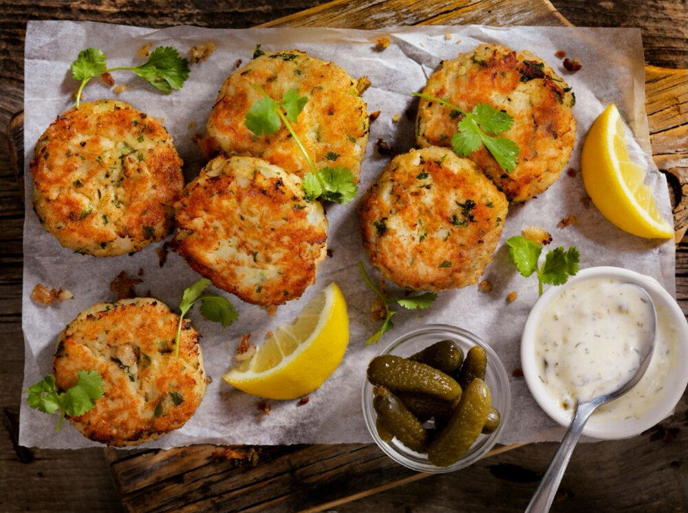 Cod fish cakes