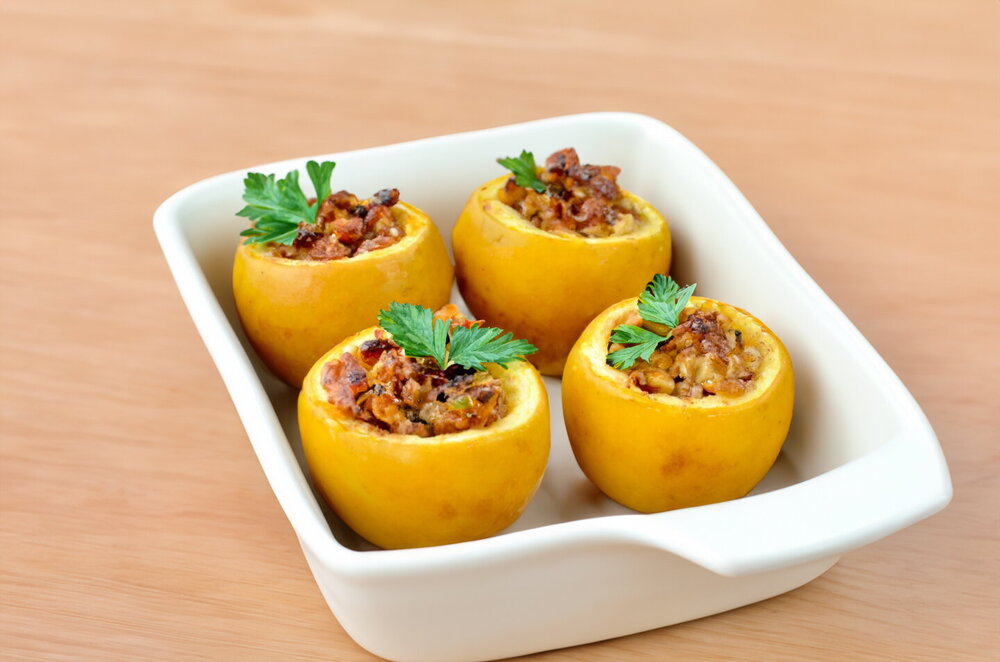 Baked Apples with Walnuts and Honey