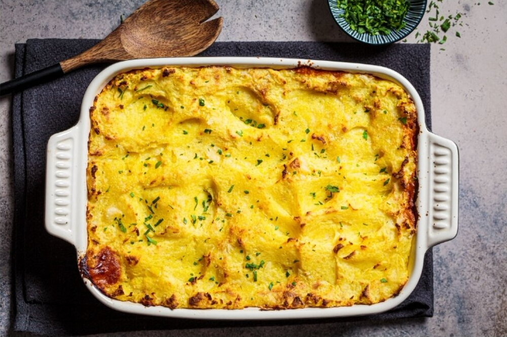 Cottage pie with cheesy mash