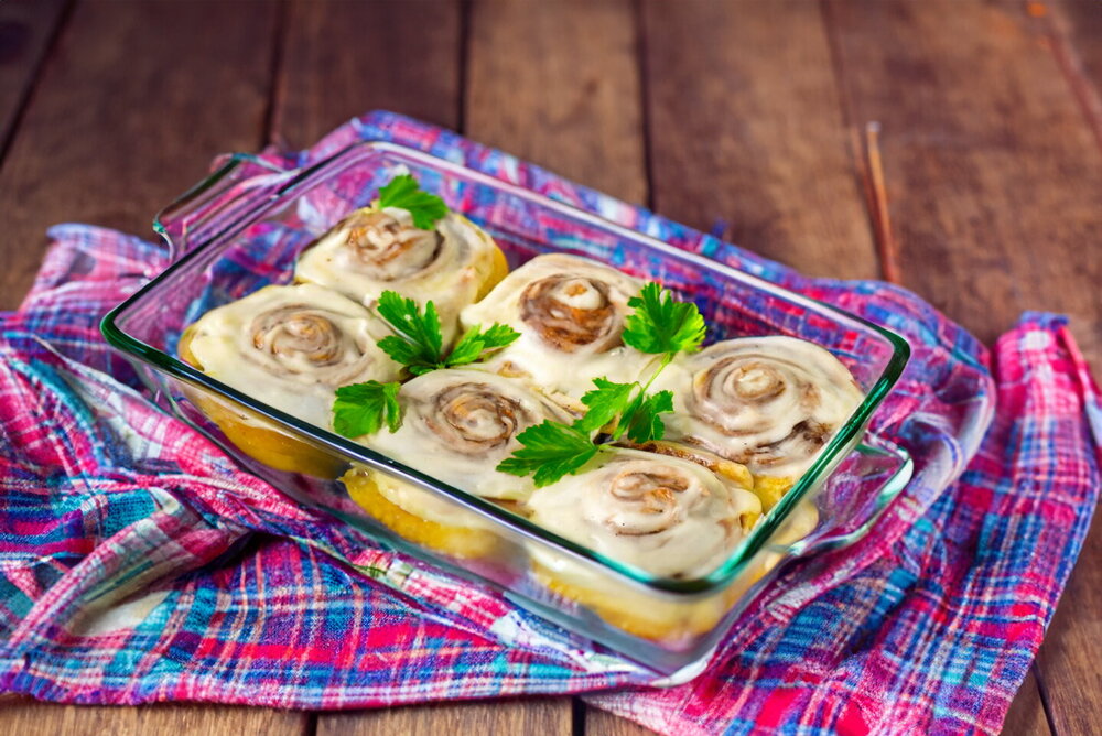 Cinnabons from Puff Pastry