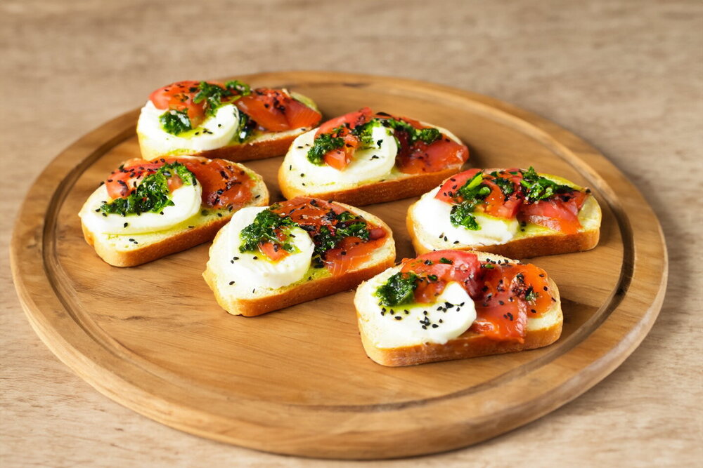 Salmon Sandwiches for the Festive Table