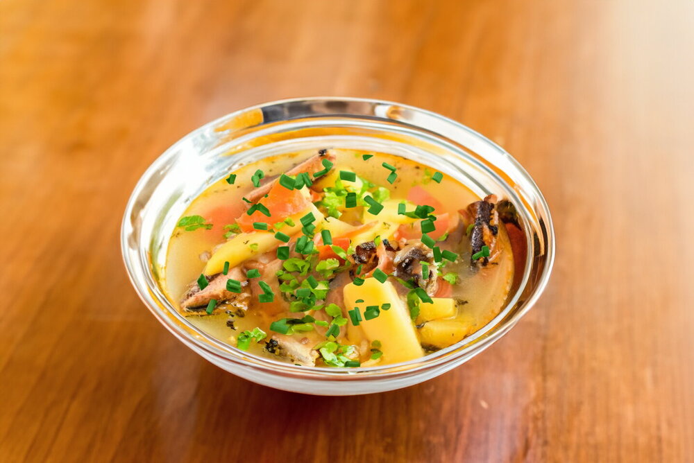Canned Pacific Saury Fish Soup (Quick and Tasty)