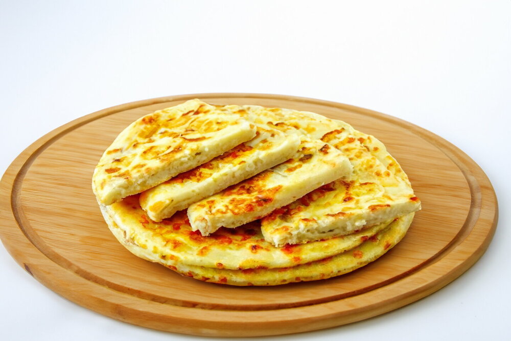 Quick Cheese Khachapuri in a Frying Pan