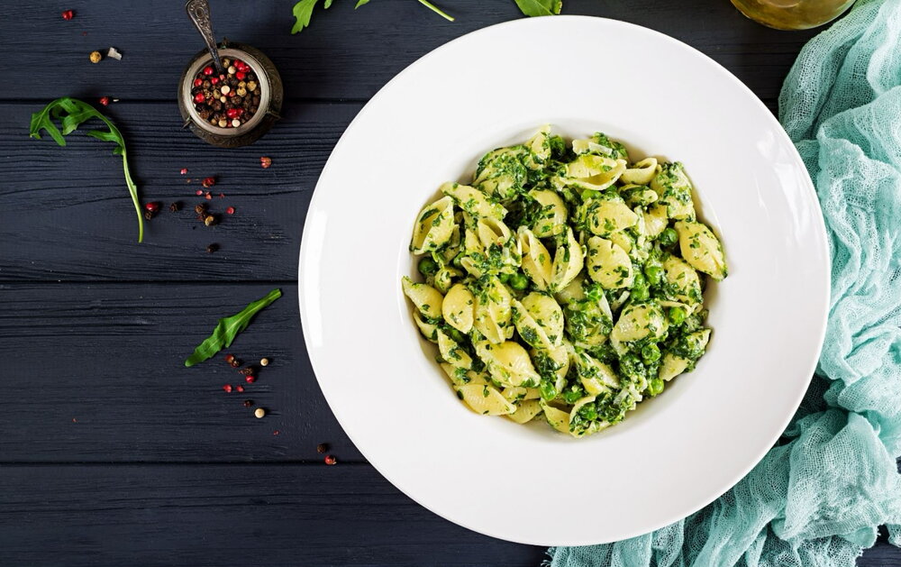 Spinach pasta