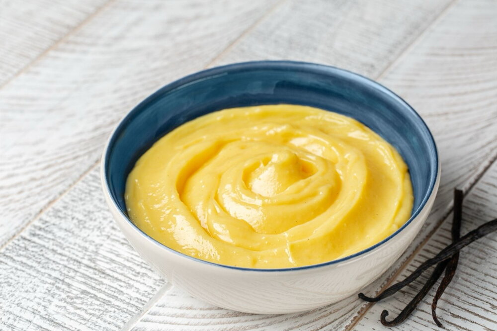 Homemade custard