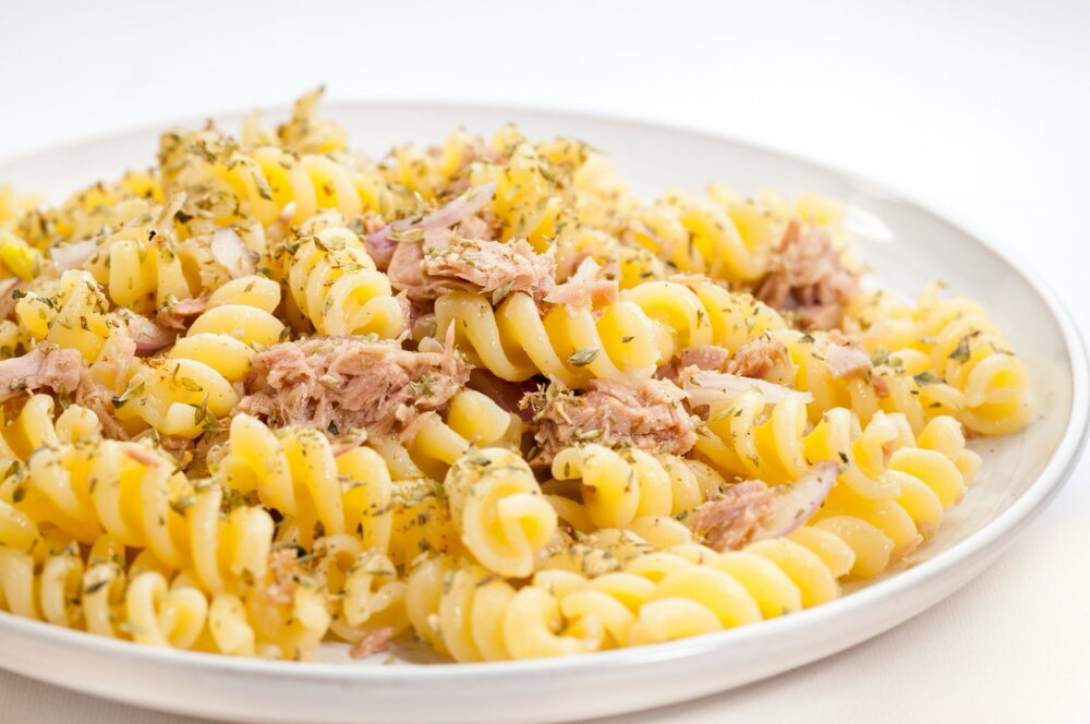 Creamy tuna one-pot pasta