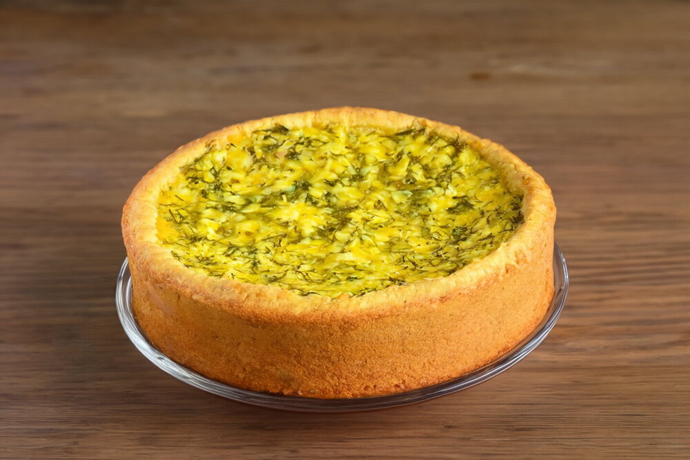 Savory Pie with Cottage Cheese and Cheese