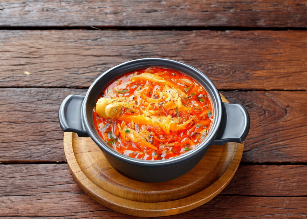 Classic Chicken Borscht