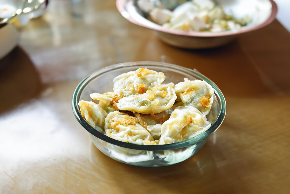 Dumplings with Sauerkraut