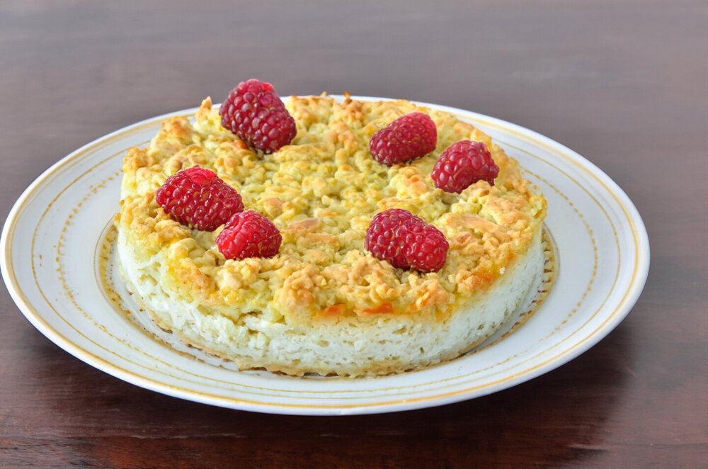 Grated Pie with Cottage Cheese