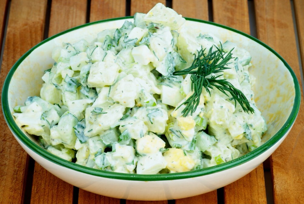 Egg and potato salad