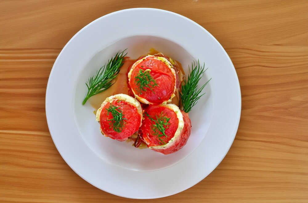 Tomatoes with Cheese in a Multicooker