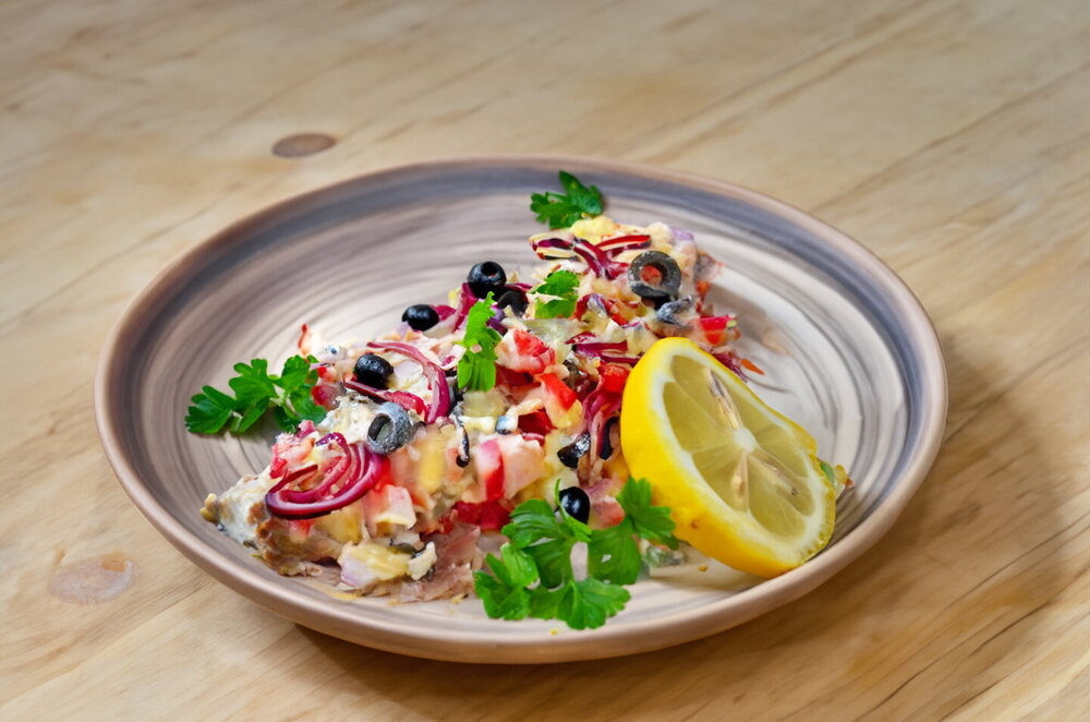 Baked Fish with Cheese